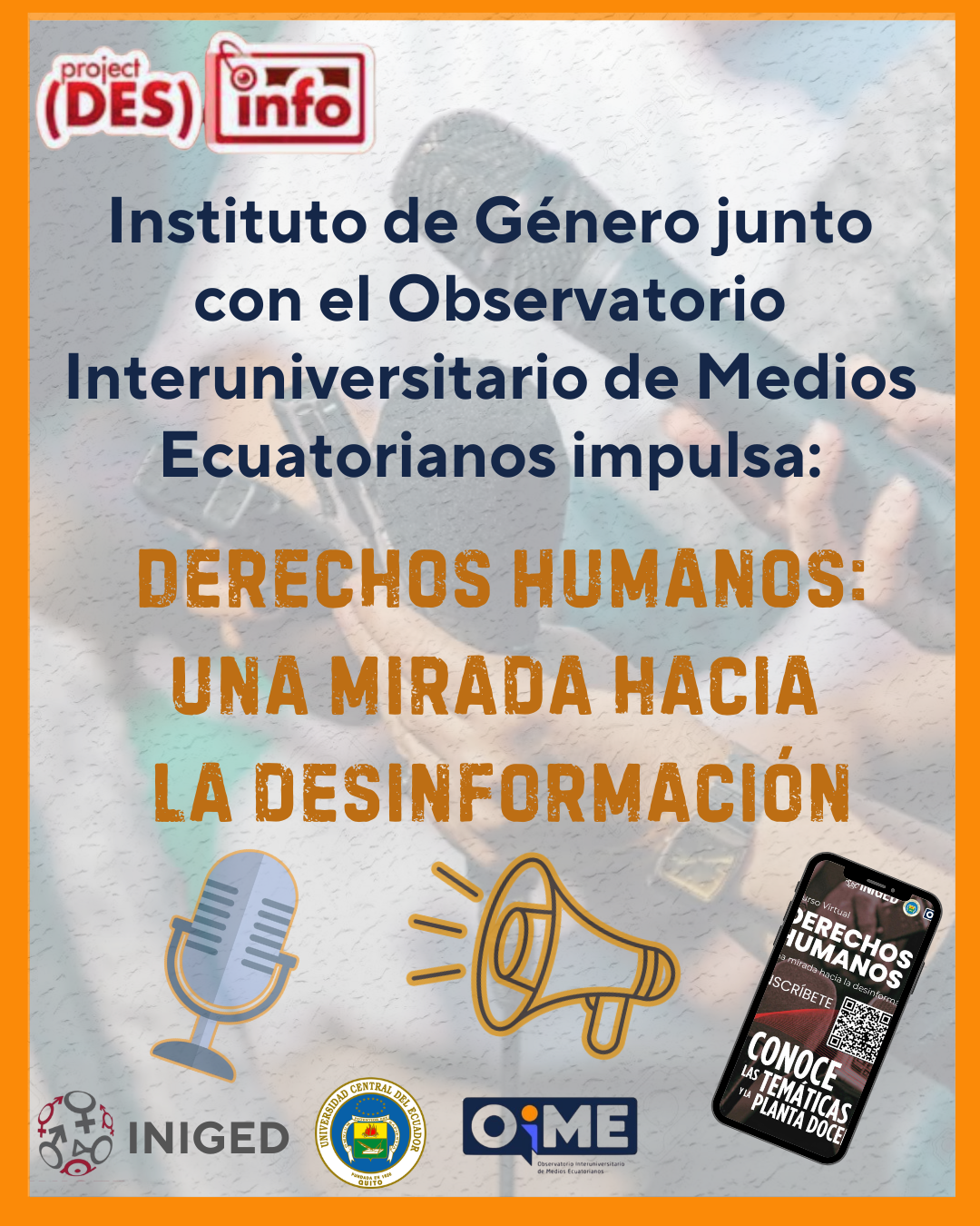 Instituto de Género impulsa curso sobre desinformación con enfoque de derechos humanos